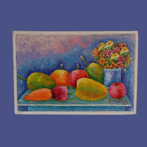 The Fruits | 10x16inches | Acrylic on Canvas.framed By Mendez.png