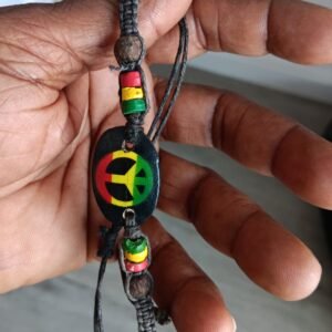 Peace and love, hand made bracelet