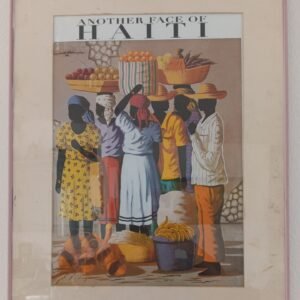 Another face of HAITI Poster by Enel Desir,  17x23 " prints on the paper. Framed and unframed poster as represented,  And USA delivery