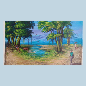 The River - 11x20 inches by Dukenson pierre, acrylic on canvas
