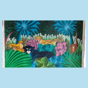 Jungle - 20x24 inches by Jackson Charlot. oil on canvas. unframed