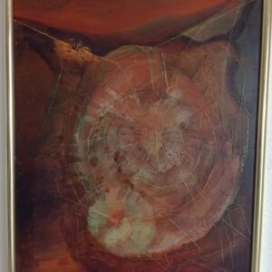 The Spider's Tissue 6x24" - Oil on Canvas  by Timo ,framed