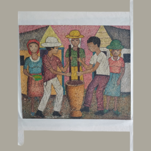 African culture 14x16" by Shannon A. Sanon ,oil on canvas, unframed