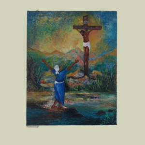 HOPE 24x30" by Dukenson Pierre, oil on canvas, unframed