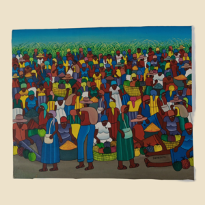 Country side market 20x24 inches, by Simon victor,oil on canvas. Unframed