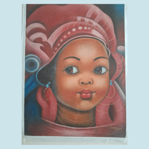 Inchesthe Girl 30x40 by Sony Pierre, acrylic on Canvas, unframed